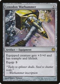 Loxodon Warhammer - Duel Decks: Knights vs. Dragons - Magic: The Gathering card