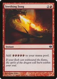 Seething Song - Duel Decks: Knights vs. Dragons - Magic: The Gathering card