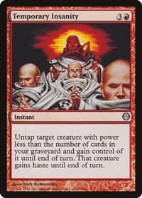 Temporary Insanity - Duel Decks: Knights vs. Dragons - Magic: The Gathering card