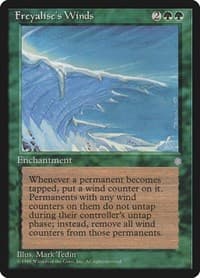 Freyalise's Winds - Ice Age - Magic: The Gathering card