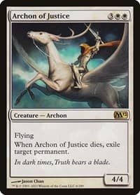 Archon of Justice - Magic 2012 (M12) - Magic: The Gathering card