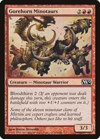 Gorehorn Minotaurs - Magic 2012 (M12) - Magic: The Gathering card