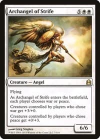 Archangel of Strife - Commander - Magic: The Gathering card