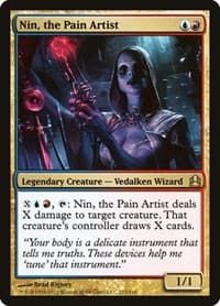Nin, the Pain Artist - Commander - Magic: The Gathering card
