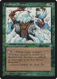 Fyndhorn Brownie - Ice Age - Magic: The Gathering card