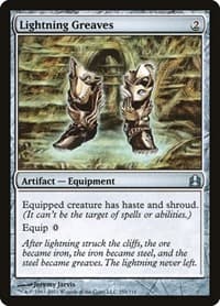 Lightning Greaves - Commander - Magic: The Gathering card