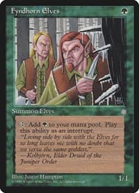Fyndhorn Elves - Ice Age - Magic: The Gathering card