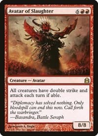 Avatar of Slaughter - Commander - Magic: The Gathering card