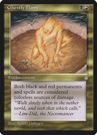 Ghostly Flame - Ice Age - Magic: The Gathering card