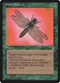 Giant Growth - Ice Age - Magic: The Gathering card