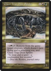 Giant Trap Door Spider - Ice Age - Magic: The Gathering card