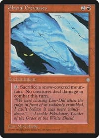 Glacial Crevasses - Ice Age - Magic: The Gathering card