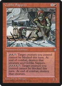 Goblin Sappers - Ice Age - Magic: The Gathering card