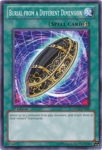 Burial from a Different Dimension - Structure Deck: Lost Sanctuary - YuGiOh card