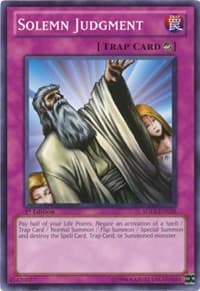 Solemn Judgment - Structure Deck: Lost Sanctuary - YuGiOh card
