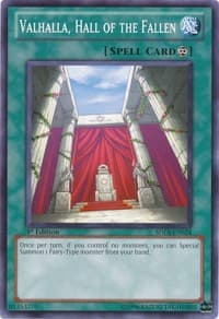 Valhalla, Hall of the Fallen - Structure Deck: Lost Sanctuary - YuGiOh card