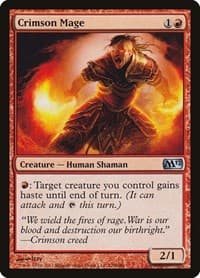 Crimson Mage - Magic 2012 (M12) - Magic: The Gathering card