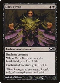 Dark Favor - Magic 2012 (M12) - Magic: The Gathering card