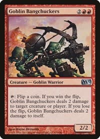 Goblin Bangchuckers - Magic 2012 (M12) - Magic: The Gathering card