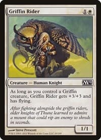 Griffin Rider - Magic 2012 (M12) - Magic: The Gathering card