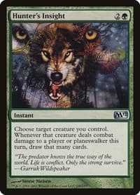 Hunter's Insight - Magic 2012 (M12) - Magic: The Gathering card