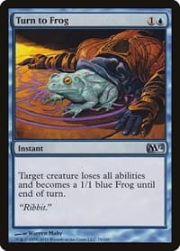 Turn to Frog - Magic 2012 (M12) - Magic: The Gathering card