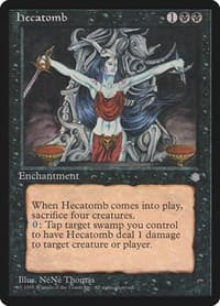 Hecatomb - Ice Age - Magic: The Gathering card