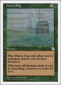 Heavy Fog - Portal Three Kingdoms - Magic: The Gathering card