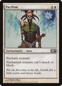 Pacifism - Magic 2012 (M12) - Magic: The Gathering card