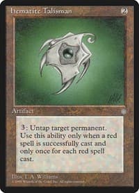 Hematite Talisman - Ice Age - Magic: The Gathering card