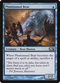 Phantasmal Bear - Magic 2012 (M12) - Magic: The Gathering card