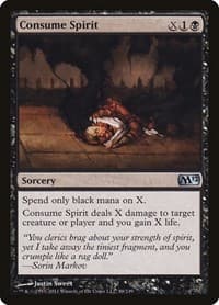 Consume Spirit - Magic 2012 (M12) - Magic: The Gathering card