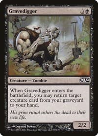 Gravedigger - Magic 2012 (M12) - Magic: The Gathering card