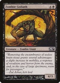Zombie Goliath - Magic 2012 (M12) - Magic: The Gathering card