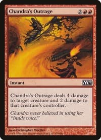 Chandra's Outrage - Magic 2012 (M12) - Magic: The Gathering card