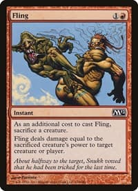 Fling - Magic 2012 (M12) - Magic: The Gathering card