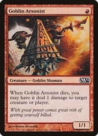 Goblin Arsonist - Magic 2012 (M12) - Magic: The Gathering card