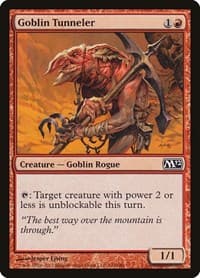 Goblin Tunneler - Magic 2012 (M12) - Magic: The Gathering card