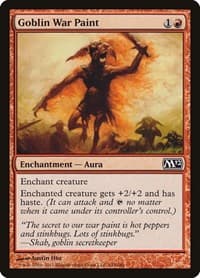 Goblin War Paint - Magic 2012 (M12) - Magic: The Gathering card