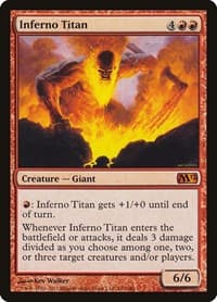 Inferno Titan - Magic 2012 (M12) - Magic: The Gathering card