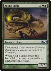 Acidic Slime - Magic 2012 (M12) - Magic: The Gathering card
