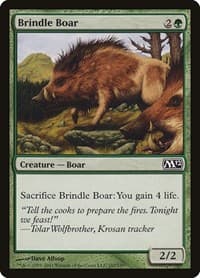 Brindle Boar - Magic 2012 (M12) - Magic: The Gathering card