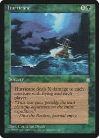 Hurricane - Ice Age - Magic: The Gathering card
