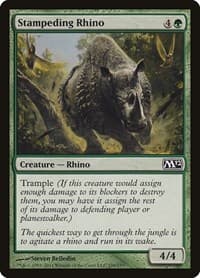 Stampeding Rhino - Magic 2012 (M12) - Magic: The Gathering card