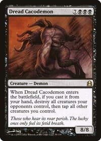 Dread Cacodemon - Commander - Magic: The Gathering card