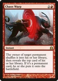 Chaos Warp - Commander - Magic: The Gathering card