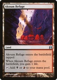 Akoum Refuge - Commander - Magic: The Gathering card