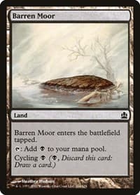 Barren Moor - Commander - Magic: The Gathering card