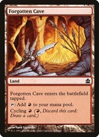 Forgotten Cave - Commander - Magic: The Gathering card