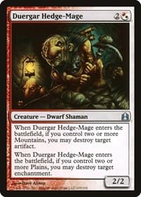 Duergar Hedge-Mage - Commander - Magic: The Gathering card
